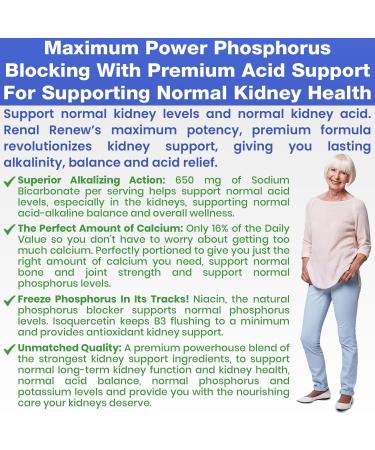 Renal Renew: Advanced Kidney Cleanse Detox & Repair Kidney Support Supplement. Breakthrough Smart Kidney Supplement Rejuvenates Kidney Health 120 Caps - Buy Online on GoSupps.com