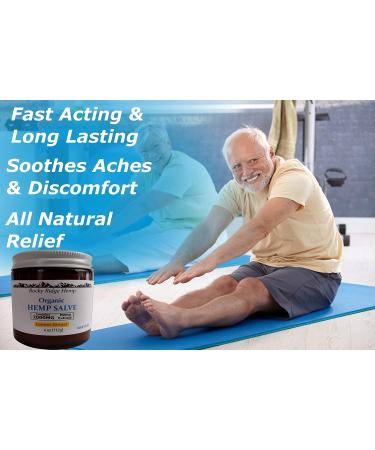 Rocky Ridge Hemp 2000MG Organic Salve MADE IN USA All Natural Balm with Omega Oils - Buy Online on GoSupps.com