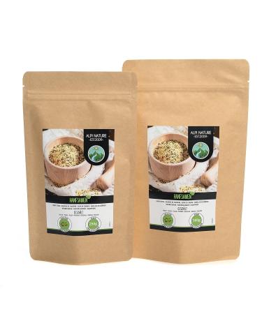100% Natural Hemp Seed Hearts 250g - Vegan Peeled & Additive-Free | Premium Quality Hemp Seeds for Health - Buy Online on GoSupps.com