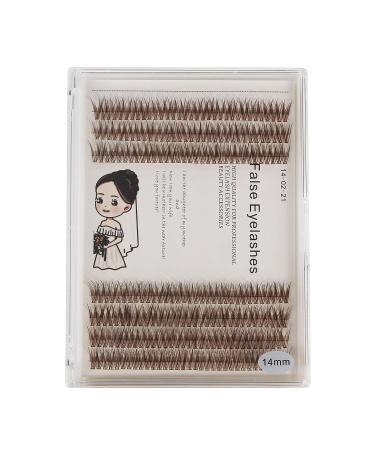 Bodermincer 231 Clusters D Curl Dark Brown Mink Lashes 14mm - Premium Individual Eyelash Extensions - Buy Online on GoSupps.com