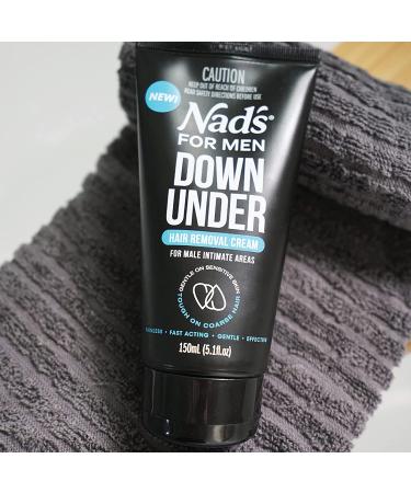 Nad's For Men Intimate Hair Removal Cream - Easy & Painless Depilatory Cream for Unwanted Male Hair | Suitable for All Skin Types - Buy Online on GoSupps.com