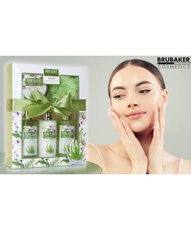 BRUBAKER Aloe Vera Bath & Shower Set - 5-Piece Gift Set | Luxurious Skincare for All Skin Types - Buy Online on GoSupps.com