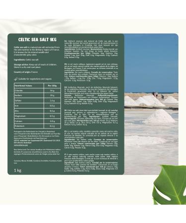  Cupplement Cupplement 2KG Coarse Celtic Sea Salt - Coarse Salt - Not for Salt Mill - Non-Organic Fleur de Sel Himal - Buy Online on GoSupps.com