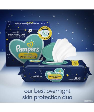 Pampers Swaddlers Sweet Dreams Sensitive Baby Wipes 12-Pack - 672 Total Wipes - Buy Online on GoSupps.com