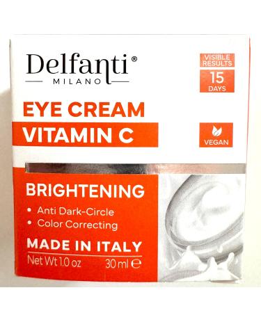 Delfanti-Milano Vitamin C Eye Cream | Fast Results | Vegan | Made in Italy - International Shipping Available - Buy Online on GoSupps.com