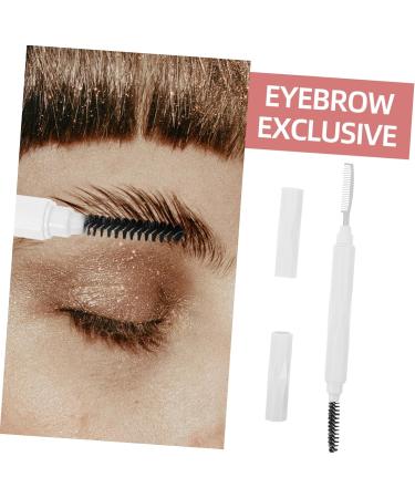 FRCOLOR Beauty Tools Lash Brush Hair Combs Eye Brow Brush Mascara Separator Eyelash Comb Mascara for Lashes Eyebrow Comb and Brush Mascara Brush Eyebrow Brush Applicator Plastic White 15.30X1.20X1.20CM White - Buy Online on GoSupps.com