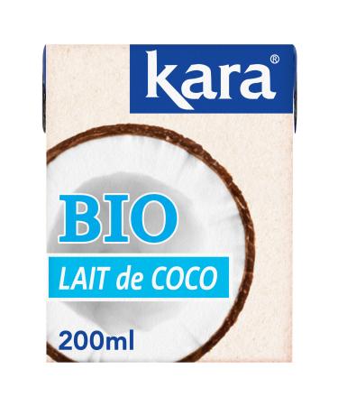 KARA - Organic Coconut Milk - 100% Organic - No Additives and Gluten Free - 200 ml