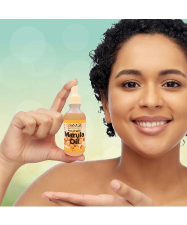 Organic Cold Pressed Marula Oil - Natural Facial & Hair Oil 2 oz | Premium Quality - Buy Online on GoSupps.com