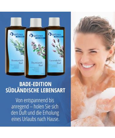 Buy Spitzner Bathing Additive SET (3 x 190 ml) | Health-Promoting Thyme Rosemary & Lavender Oil Baths | International Shipping Available - Buy Online on GoSupps.com