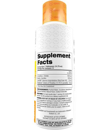 Top Secret Nutrition Fireball L-Carnitine Liquid with Paradoxine - Pineapple Flavor 16 Oz - Boost Energy & Metabolism - Buy Online on GoSupps.com