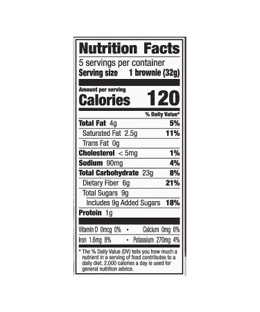Fiber One Supreme Brownies Triple Chocolate - 40 ct Total - Buy Online on GoSupps.com