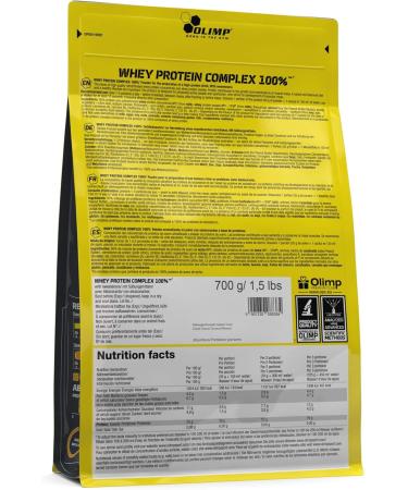 Olimp Whey Protein Complex 100% Coconut - 700g | High-Quality Protein for Muscle Growth | International Shipping Available - Buy Online on GoSupps.com