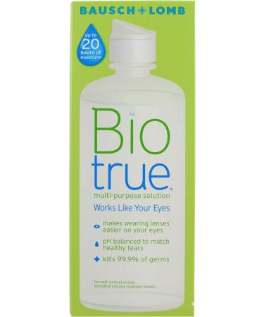 Biotrue Contact Lens Solution - Multi-Purpose Soft Lens Care 10 Fl Oz (Pack of 2) - International Shipping - Buy Online on GoSupps.com