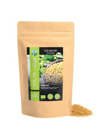 Organic Fenugreek Seeds (500g 1.1lb) Fenugreek Seeds from Certified Organic Farming 100% Natural Without additives Fenugreek Seeds Organic Whole