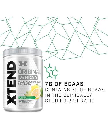 XTEND Original BCAA Powder Lemon Lime Squeeze - 30 Servings | BCAAs & Electrolytes for Recovery | Amino Energy Post-Workout - Buy Online on GoSupps.com
