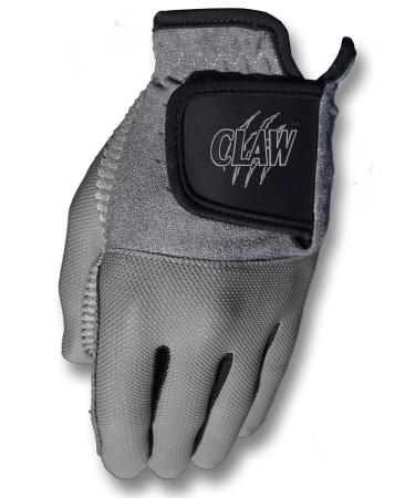 CaddyDaddy Claw Pro Mens Golf Glove - Breathable, Long Lasting Grey Large Left
