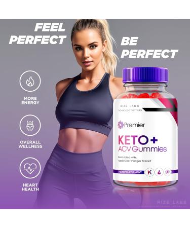 Premier Keto ACV Gummies (2 Pack) - 2000mg Advanced Weight Loss Supplement All-Natural Apple Cider Vinegar Official Formula Review - 120 Gummies Total - Buy Online on GoSupps.com