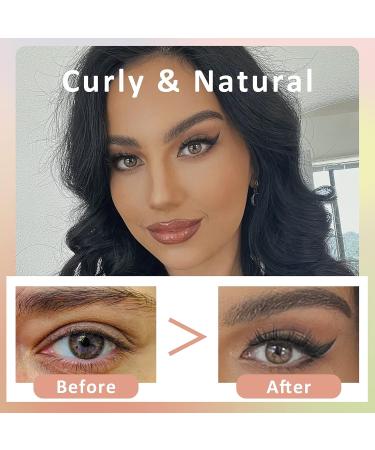 WILD UNIVERSE 3D Mink Faux Cat Eye False Eyelashes - 10 Pairs | 15mm Wispy Lightweight Curly Lashes - B010 - Buy Online on GoSupps.com