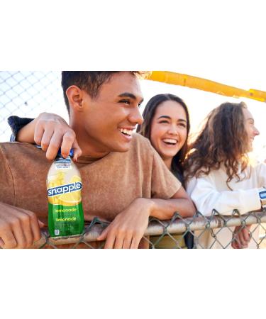 Snapple Naturally Flavoured Fruit Beverage Lemonade 473mL 12-Count Lemonade 1 Count (Pack of 12) - Buy Online on GoSupps.com