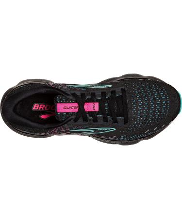 Brooks Glycerin 20 Women's Neutral Running Shoe 7.5 - Black/Blue/Pink - Buy Online on GoSupps.com