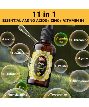 Well&Whole L-Lysine Gummies 1000mg and Essential Amino Acid (EAA) Liquid Drops & Liver Support Liquid Supplement - Buy Online on GoSupps.com