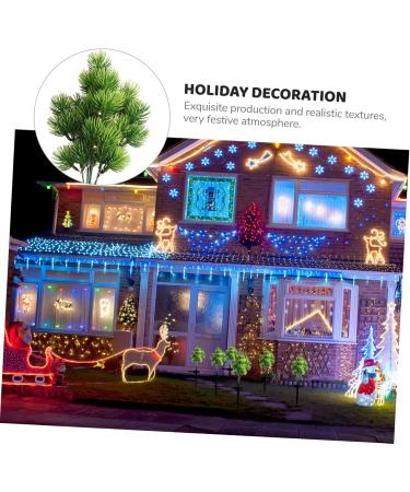 1pc Solar Light Floor Decor Outdoor Plants Artificial Plant Garden Decor Lights Garden Lights Tree Flickering Tree Lights Solar Lamp Ornament Ground Insert Lamp Garden Adornment (Green) - Buy Online on GoSupps.com