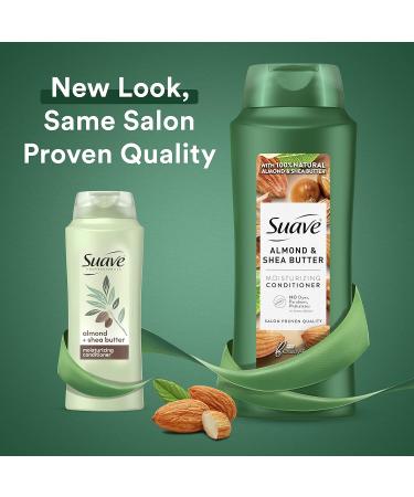 Suave Professionals Moisturizing Conditioner for Dry Hair | Almond & Shea Butter | Paraben-Free Dye-Free | 28 oz - Hydrate & Nourish - Buy Online on GoSupps.com