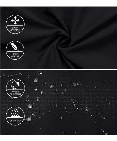 Libin Women's Lightweight Quick Dry Cargo Hiking Shorts - Black Large - Buy Online on GoSupps.com