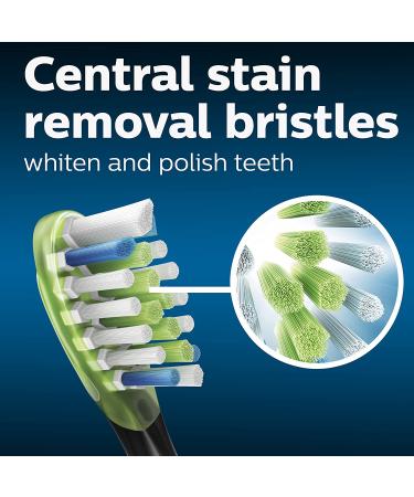 Philips Sonicare W3 Premium White Replacement Toothbrush Heads - Black (4 Pack) - Buy Online on GoSupps.com