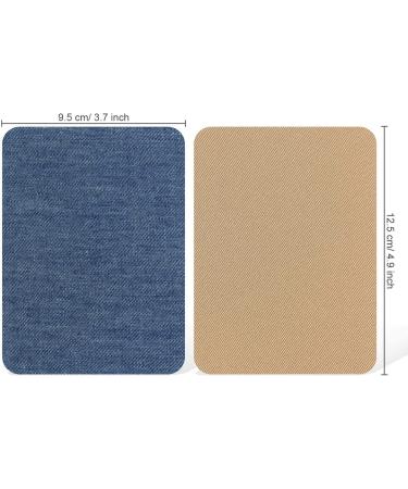 30 Classic Color Iron-On Patches for Clothing Repair - Denim, Canvas, Jacket - 4.9 x 3.7 Inches - Buy Online on GoSupps.com