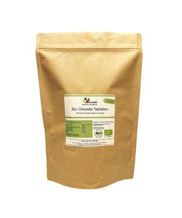 my-mosaik organic chlorella 1000g pellets raw food quality from controlled organic cultivation natural