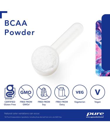 Buy Pure Encapsulations BCAA Powder - Hypoallergenic Muscle Support Supplement - 8 oz | International Shipping Available - Buy Online on GoSupps.com