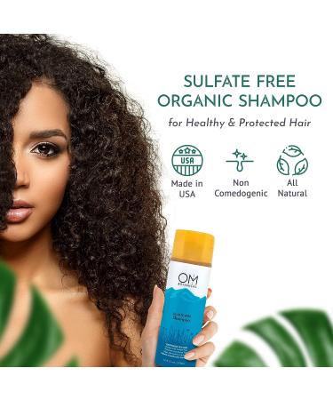 OM Botanical Sulfate-Free Peppermint Hair Shampoo | Ayurvedic Herbs for Hair Growth, Scalp Conditions | Men/Women | Works for Dyed Hair - Buy Online on GoSupps.com