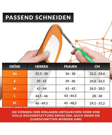 NEW 2024 Sport Shoe Inserts for Men & Women | Shock Absorbing Orthopedic Insoles for Running Training & Active Sports - Size L (Men 11-12.5/Women 12-13.5) - Buy Online on GoSupps.com