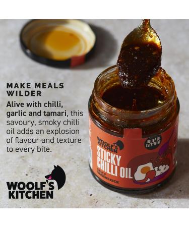 Woolf's Kitchen The Woolfs Kitchen Umami Bang Spicy and sticky chili oil Add a chilli kick to your food 190ml - Buy Online on GoSupps.com