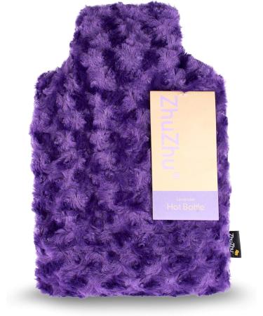 Zhu Zhu Plush Hot Bottle Body Warmer - Microwaveable Wheat Bag with Lavender - Purple Swirl - Buy Online on GoSupps.com