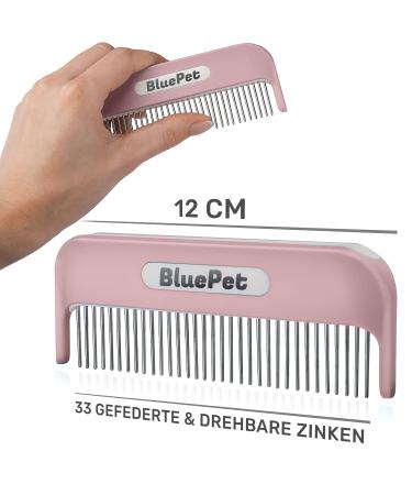 Bluepet Zauberkamm - Patented Rotating Comb for Long-Haired Dogs Cats & Humans - Effortlessly Removes Knots & Tangles - Buy Now! - Buy Online on GoSupps.com