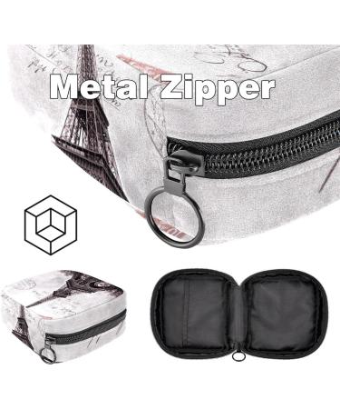 Stylish Storage Bags for Women's Essentials | Eiffel Tower & Menstrual Cup | Perfect for First Periods - Buy Online on GoSupps.com