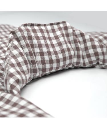 Shop HWS Neck Pillow for Neck Shoulders & Back Relief - Brown-White Linseed Heat Pad - Buy Online on GoSupps.com