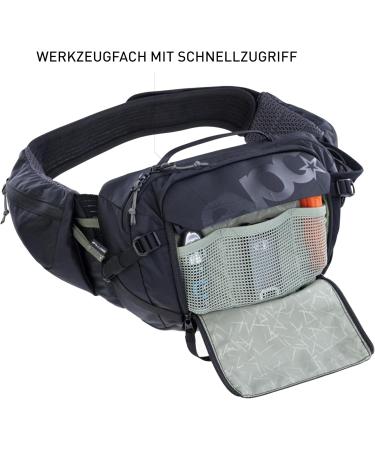 Buy EVOC HIP Pack 3 & Hip Pack Pro 3 - Ideal for Bike Tours | 3L Capacity Airflow System Bottle Holder - International Shipping Available - Buy Online on GoSupps.com