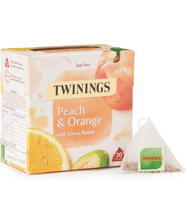 Twinings Superblends Sleep Tea with Spiced Apple Vanilla Camomile & Passionflowers 80 Teabags (Multipack of 4 x 20 Bags) & Peach & Orange Tea Bags 20 Count (Pack of 1) - Buy Online on GoSupps.com