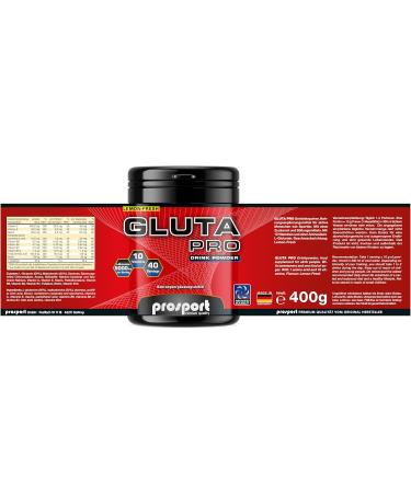 Prosport Gluta Pro Drink - 400g L-Glutamine Powder for Muscle Recovery & Performance | International Shipping Available - Buy Online on GoSupps.com