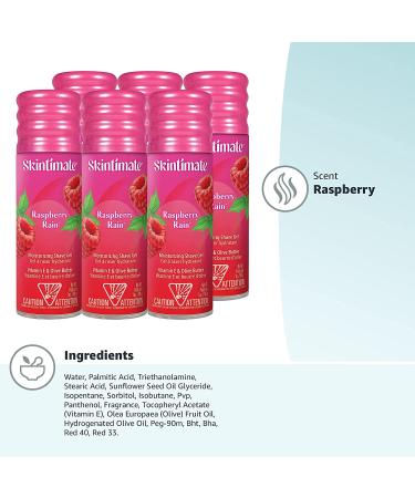 Skintimate Raspberry Rain Shave Gel for Women - 7oz (Pack of 6) - Buy Online on GoSupps.com