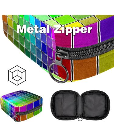Cool Color Swatches Sanitary Napkin Storage Bag | Portable Period Pocket for Women & Girls | Menstrual Cup & Breastfeeding Holder - Buy Online on GoSupps.com