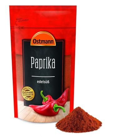 Ostmann Paprika Noble Sweet 250g - Ground Sweet Paprika for Refined Meat & Vegetable Dishes | Gentle & Fruity Flavor - Buy Online on GoSupps.com