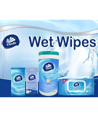 Vinda 480 Count (6 Packs) Tube Style Antiseptic Wipes Disinfectant Cleaning Sanitizing Hand Clean Wipes for Home Office Travel and Outdoor Use 80 count (Pack of 6) - Buy Online on GoSupps.com
