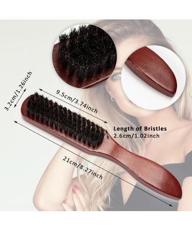 Kunoli Wild Boar Brass Hair Brush - Teasing & Touping Brush for Sleek Buns & Natural Hair Care - Buy Online on GoSupps.com