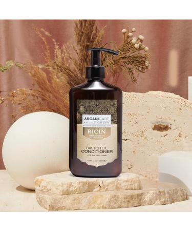 Arganicare | Duo Shampoo + Conditioner | Castor | Growth Accelerator | Gently Cleans & Moisturizes Hair | All Hair Types | 1x400 ML+ 1x400mL - Buy Online on GoSupps.com