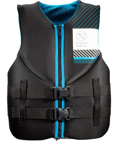 Hyperlite Indy CGA Wakeboard Vest Mens Sz L Black/Blue