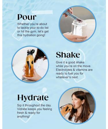 ViDrate Lemon Lime & Mint 30 x 3g Sachets - Hydration Drink Mix - Buy Online on GoSupps.com